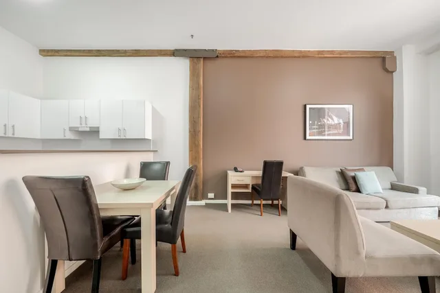 شقة بسرير كوين بغرفة نوم واحدة، Oaks Sydney Goldsbrough Suites 9/10