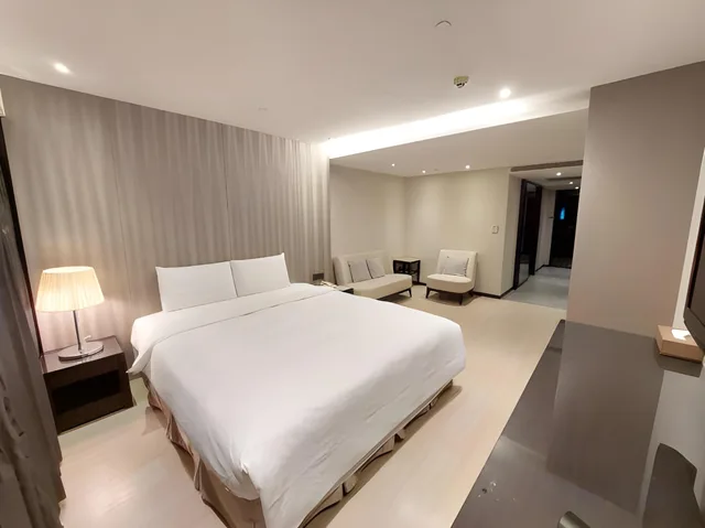 غرفة سوبيريور بسرير كوين، Talmud Hotel Kaohsiung Loveriver 1/3