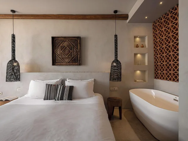 غرفة سوبيريور بإطلالة على البحر في الطابق الأرضي، The Theodore Boutique Hotel 5/8