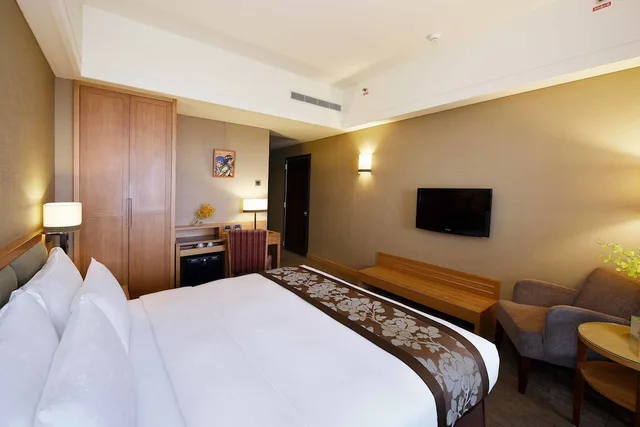 غرفة سوبيريور بسرير مزدوج بإطلالة على المدينة، FULLON HOTEL HUALIEN 3/6