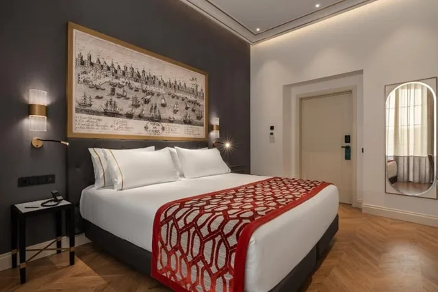 غرفة بريميوم بسرير مزدوج، Aurea Casa Palacio Sagasta 1/5