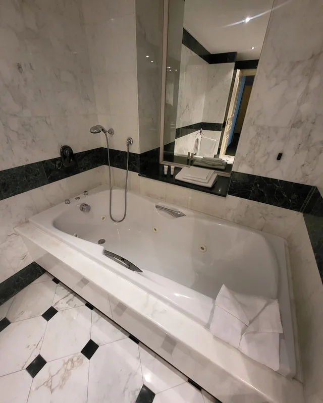 جناح ديلوكس بسرير كينج بحوض استحمام، Tower Genova Airport Hotel & Conference Center 7/9