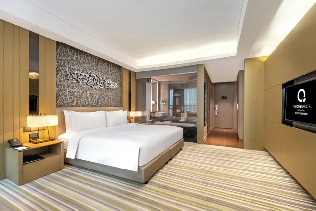غرفة تنفيذية بسرير كينج، The Qube Hotel Xuzhou East 2/7