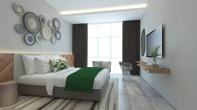 غرفة ديلوكس بسرير مزدوج أو سريرين منفصلين، Scapes Hotel 1/4