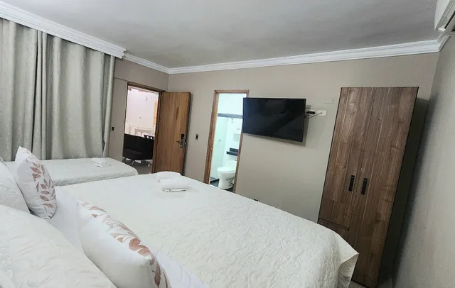 غرفة قياسية ثلاثية بسرير مزدوج وسرير فردي، Bocagrande Cartagena de Indias 5/10