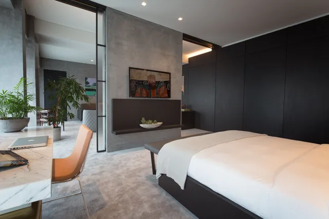 جناح متصل تنفيذي بسرير كينج بإطلالة على الحديقة، The Mill Hotel Bomonti 1/4