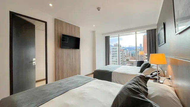 غرفة سوبيريور بسريرين مزدوجين، Hotel Capital Bellet 10/10