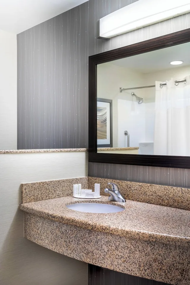 غرفة بسرير كينج لذوي الإعاقة، Courtyard Marriott Denton 3/3