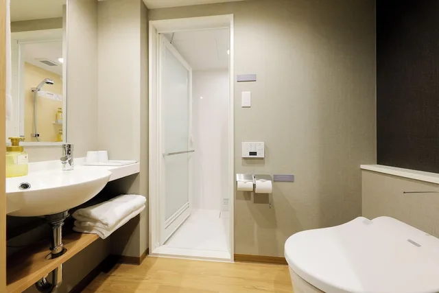 غرفة اقتصادية بسريرين منفصلين، JR Inn Asahikawa 5/5