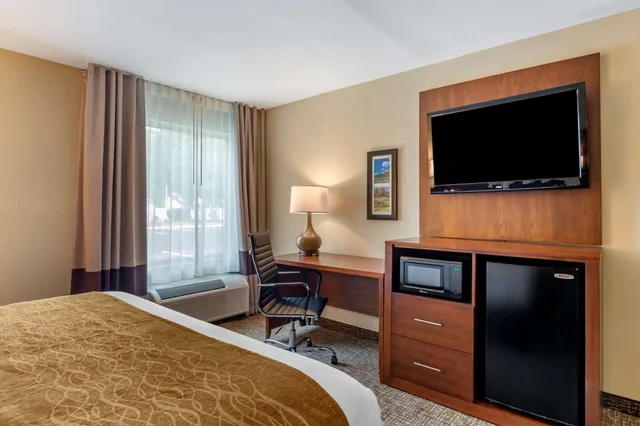 غرفة قياسية بسرير كينج، Comfort Inn Petersburg Fort Lee Area 9/10
