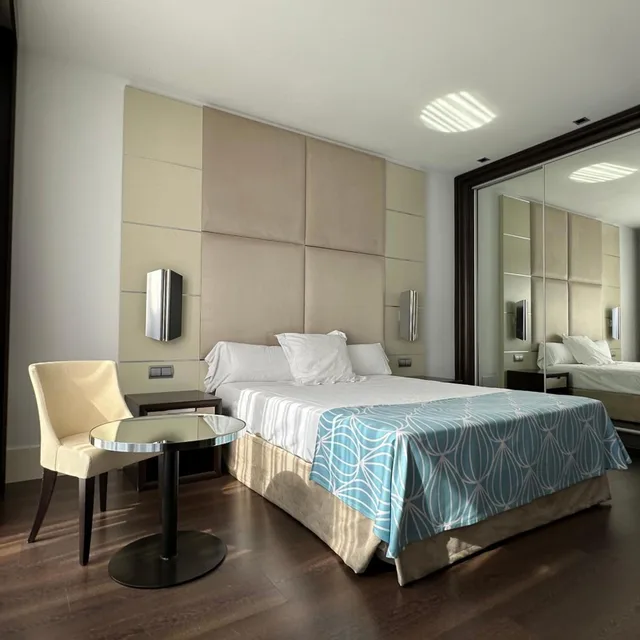 غرفة بسرير مزدوج أو سريرين منفصلين، Hotel Palacio Albacete and Spa 4/10