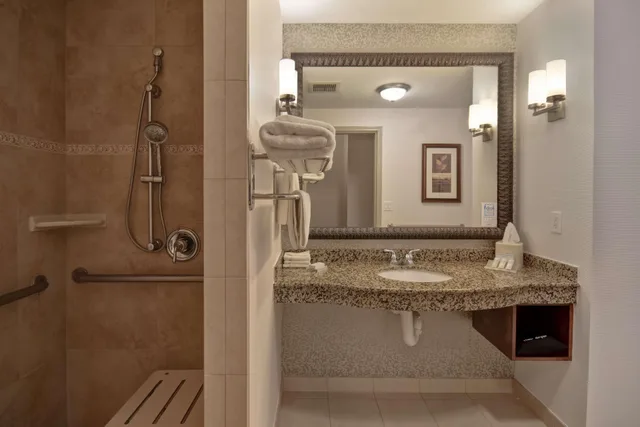 غرفة ديلوكس بسرير مزدوج، Hilton Garden Inn Twin Falls 5/5