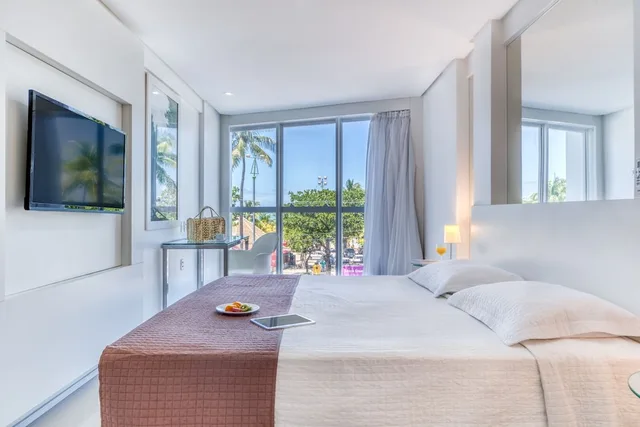 غرفة بريميوم بسرير كوين بإطلالة على المدينة، Hotel Brisa Praia 1/4
