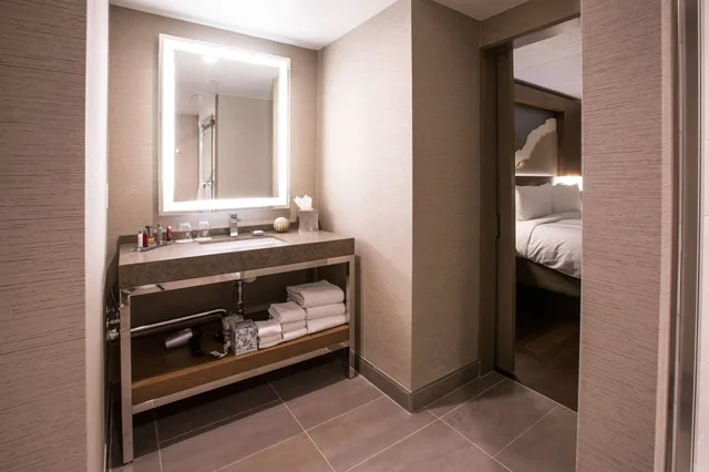 غرفة بسرير مزدوج بإطلالة، Napa Valley Marriott Hotel and Spa 9/9