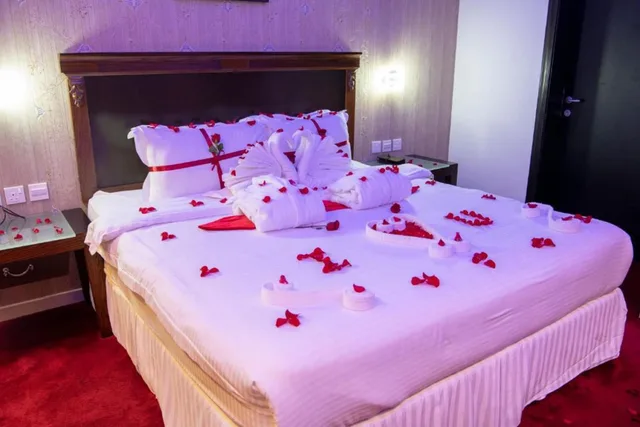غرفة ديلوكس بسرير مزدوج بإطلالة على المدينة، فندق جازان ان(Jazan Inn Hotel) 3/9