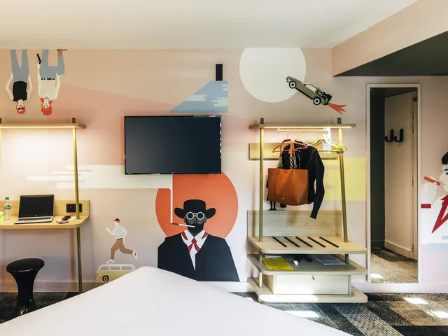 غرفة قياسية بسرير كينج، Ibis Styles Lyon Confluence Hotel 7/8