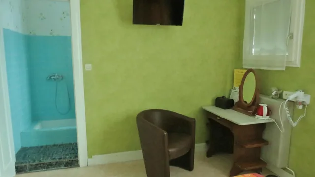 غرفة بسرير مزدوج، Hotel Au Petit Bearn 10/10