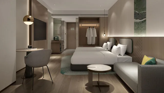 غرفة قياسية بسرير فردي، Holiday Inn Shanghai Jing'an by IHG 8/10