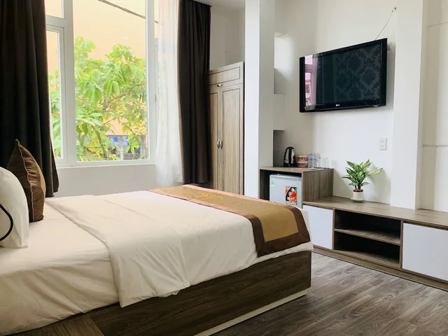 غرفة ديلوكس بسريرين منفصلين بإطلالة على المدينة بغرفتي نوم، Nice Hue Hotel 2/10