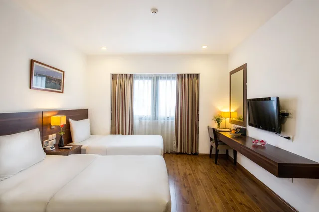 غرفة ديلوكس بسريرين منفصلين، Authentic Hanoi Boutique Hotel 1/10