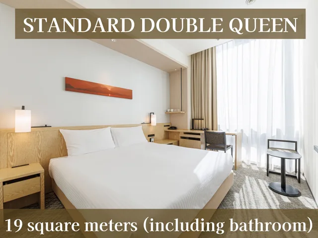 غرفة بسرير كينج وسرير كوين، JR Kyushu Hotel Blossom Shinjuku 4/5