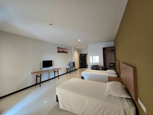 غرفة ديلوكس بسرير فردي، Jomtien Plaza Residence 8/10