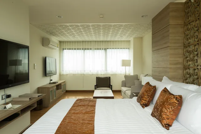 غرفة غراند ديلوكس بسرير مزدوج، S17 @ Nimman Hotel 3/10