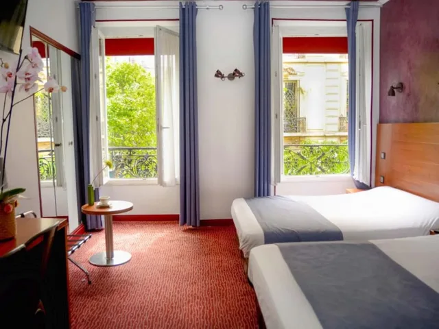 غرفة بسريرين منفصلين، Hotel Paris Bruxelles 3/5