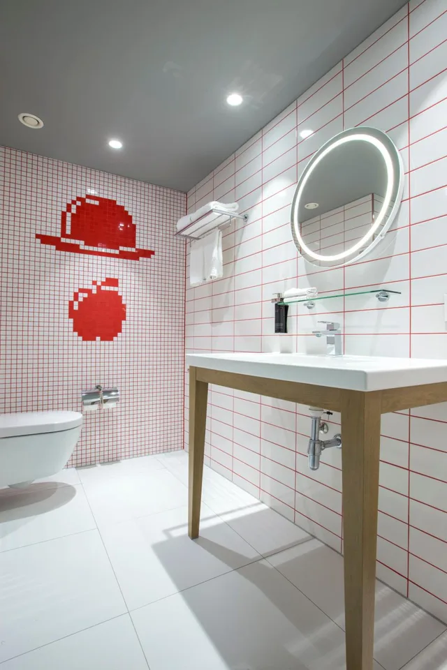غرفة سوبيريور ركنية بسرير كينج، Radisson RED, Brussels 9/9