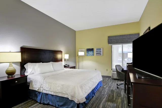 غرفة بسرير كينج بحوض استحمام لذوي الإعاقة، Hampton Inn Jacksonville Ponte Vedra Beach Mayo Clinic Area 4/10