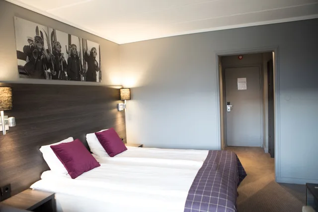 غرفة قياسية بسريرين منفصلين بإطلالة على الجبل، Geilo Hotel 4/5