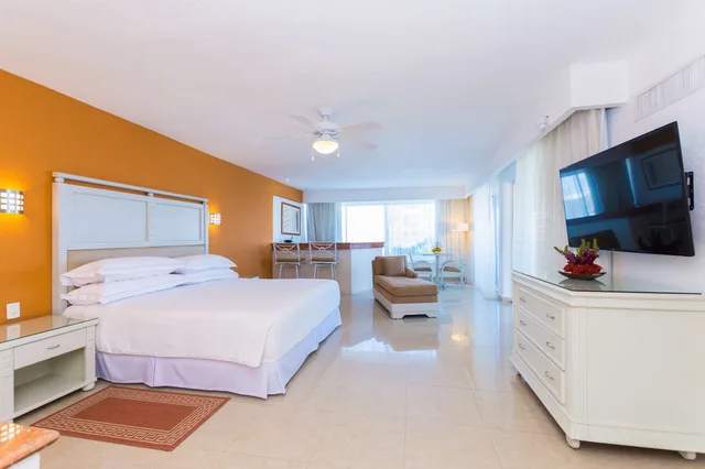 جناح جونيور بسرير كينج بإطلالة على البحر بجاكوزي، Occidental Costa Cancun 1/4