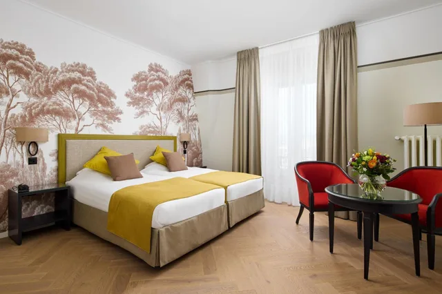 غرفة كلاسيكية بسريرين منفصلين، Hotel Victoria Lausanne 1/1