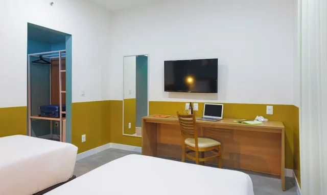 غرفة سوبيريور بسريرين منفصلين بشرفة، B&B HOTEL Rio de Janeiro Copacabana 10/10