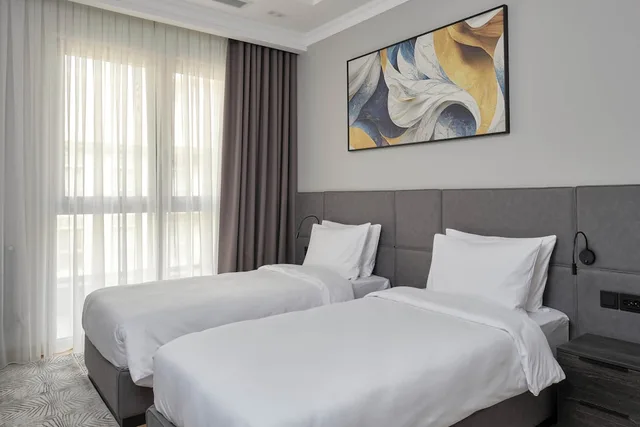 شقة بسريرين كينج بغرفتي نوم، Stylo Residence & Suites 2/8