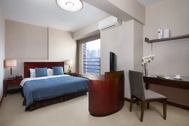 غرفة تنفيذية بسرير كوين وسرير فردي بغرفتي نوم، Springdale Serviced Residence Guangzhou 4/7