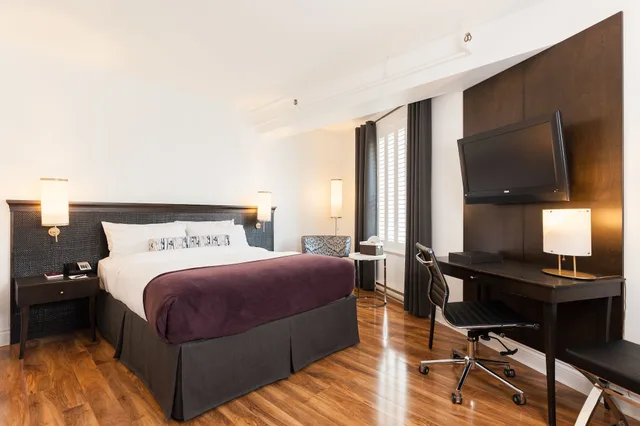 غرفة كلاسيكية بسرير كوين، Hotel Des Coutellier 2/4