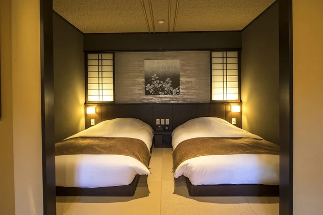 Japanese Western, Twin Beds, Outdoor Bath، Suiun 1/1