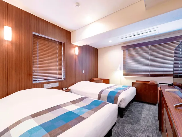 غرفة بسريرين منفصلين، Central Hotel Okayama 2/3