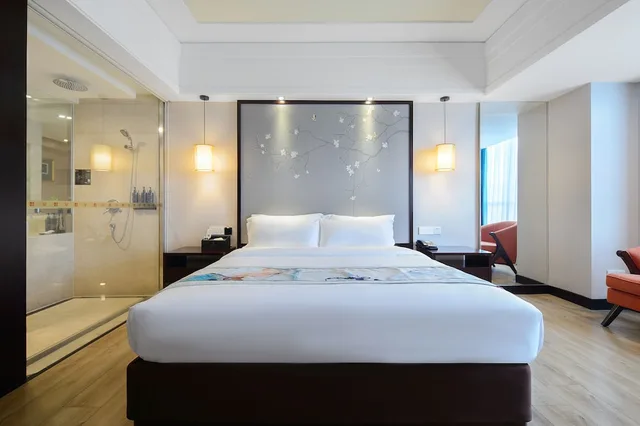 غرفة حصرية مفردة بسرير كوين، Pasonda Hotel Foshan 1/3