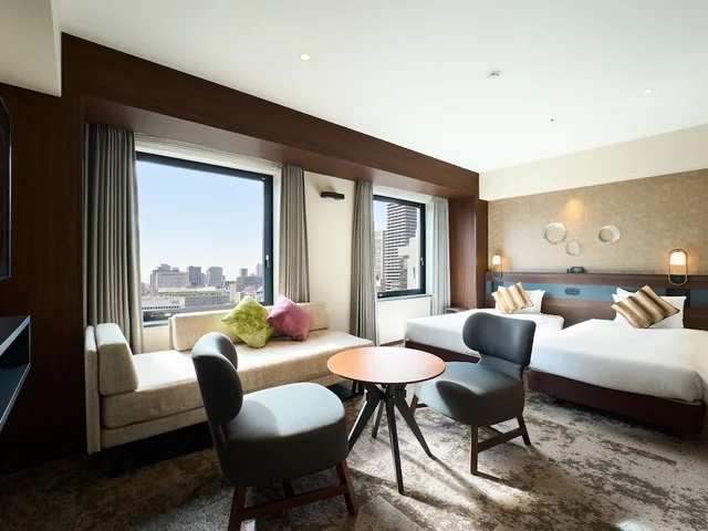 غرفة ديلوكس بسريرين منفصلين، HOTEL ELCIENT OSAKA 3/5
