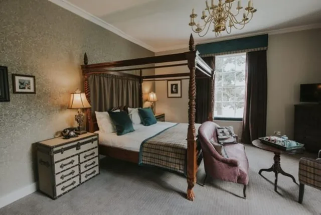 غرفة ديلوكس بسرير كينج، Banchory Lodge Hotel 2/4