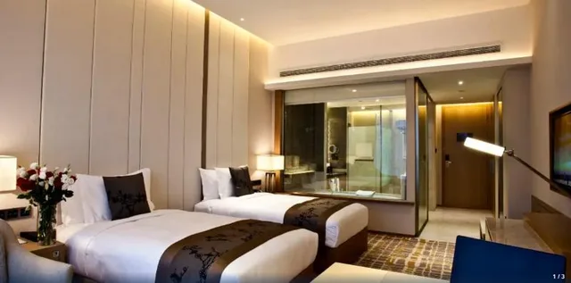 غرفة ديلوكس بسريرين منفصلين للمدخنين، Days Hotel & Suites by Wyndham Liangping 1/1