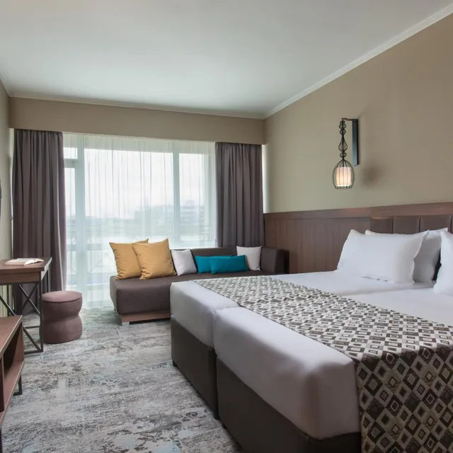 Deluxe, Twin Beds, Street View, Balcony, Pool Access، Alba 1/10