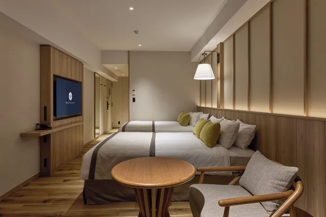Deluxe, 2 Double Beds, Ocean Front, Sofa, Corner, Grand Monday Resort Tokyo Bay Maihama 4/9