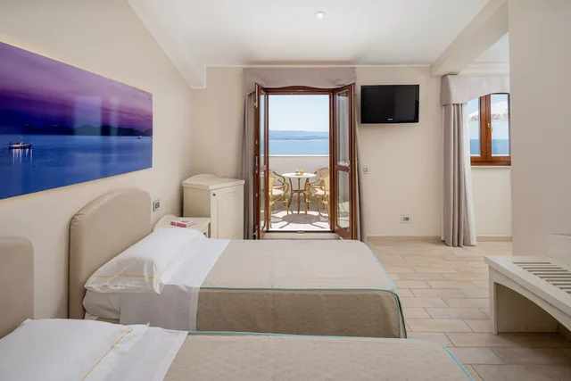 غرفة متصلة عائلية خارجية بسريرين كوين بإطلالة على البحر بشرفة، Punta Negra 4/10