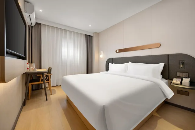 غرفة ديلوكس بسريرين منفصلين، Jinjiang Inn (Beijing Capital International Airport, Xinguozhan Metro Station) 1/1