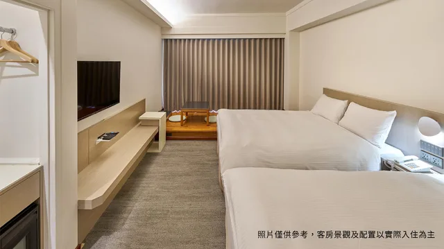 غرفة يابانية بسريرين منفصلين، Howard Lake Resort Shihmen Dam 1/1