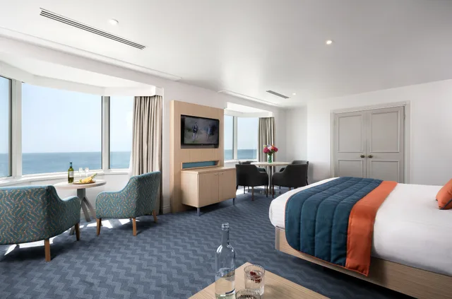 Sea View Junior Suite with Super King Bed, Leonardo Royal Hotel Brighton Waterfront 1/2