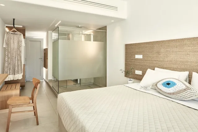 غرفة سوبيريور بإطلالة على البحر، Manoula's Beach Mykonos Resort 2/6